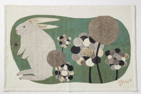 MoritaMiW  Tea Towel - Rabbit