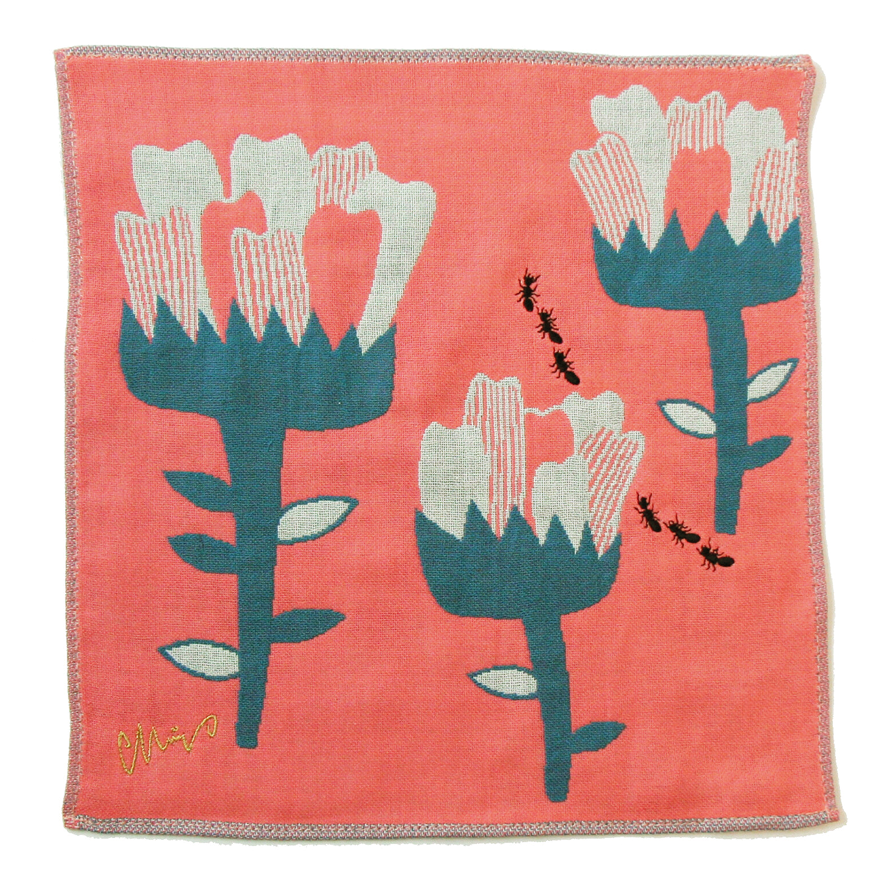 Japanese Gauze Handkerchief - Cat