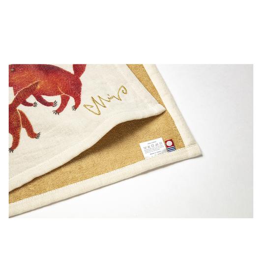 MoritaMiW  Tea Towel - Fox