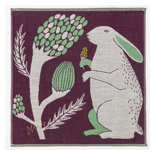 Japanese Gauze Handkerchief - Rabbit