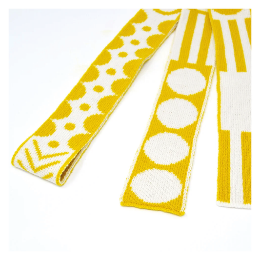 Skinny Scarf  Yellow  - Scarlet Knitwear